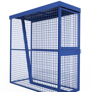 Modular Individual 1 Bike Cage - Closure Unit